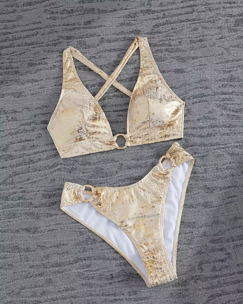 Ana-Cristina – Bikinioberteil mit Metallschnalle – Bild 2