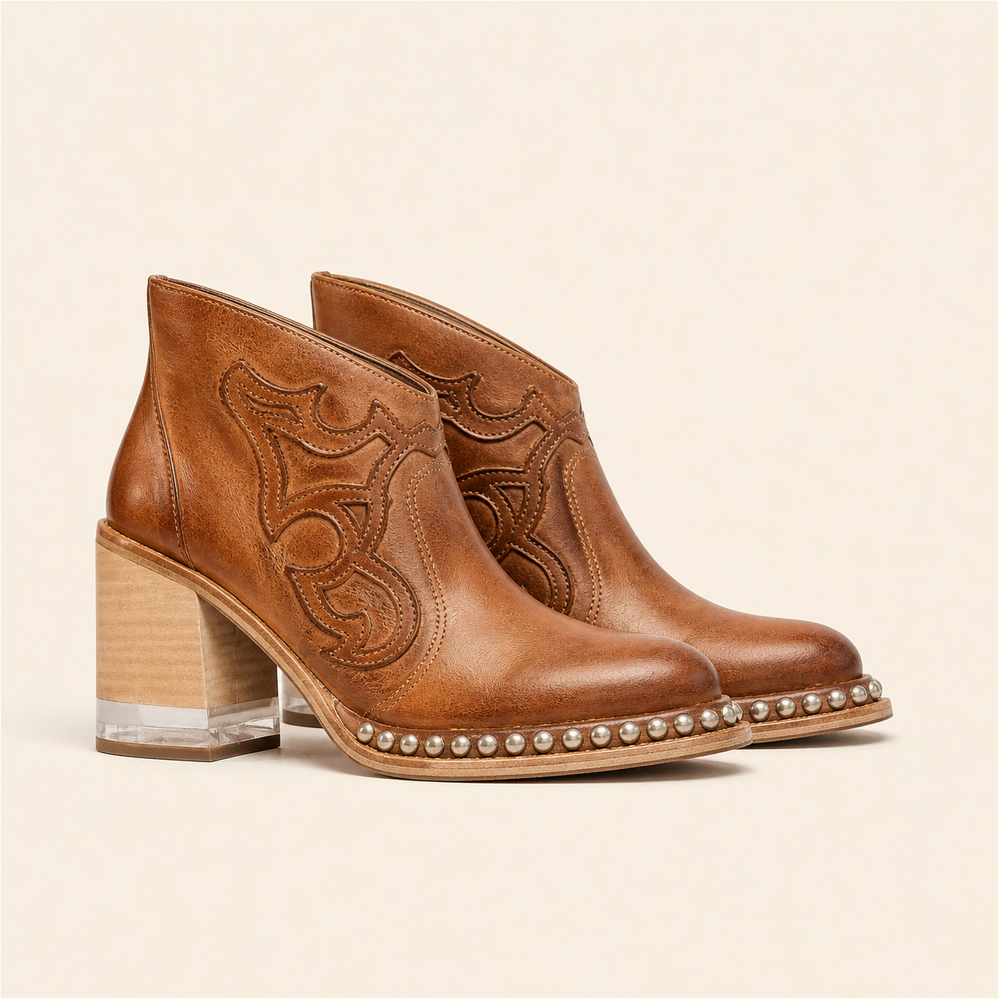 Ruxandra botine Maro - profil lateral