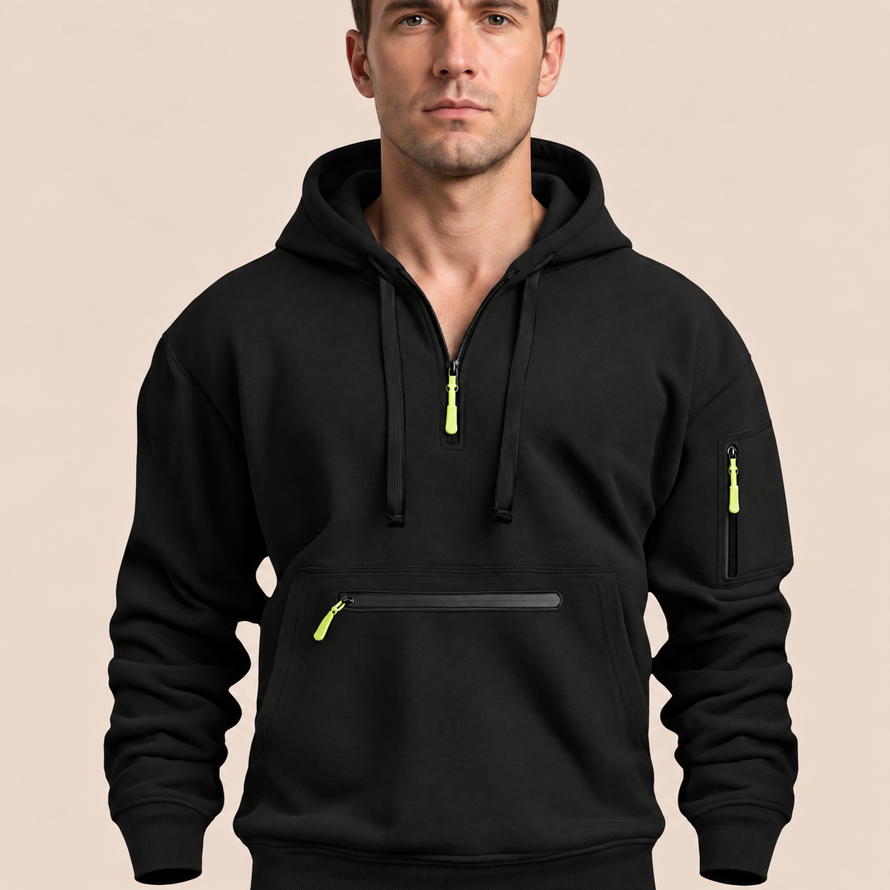 AlpenNord Kapuzenpullover – Schwarz