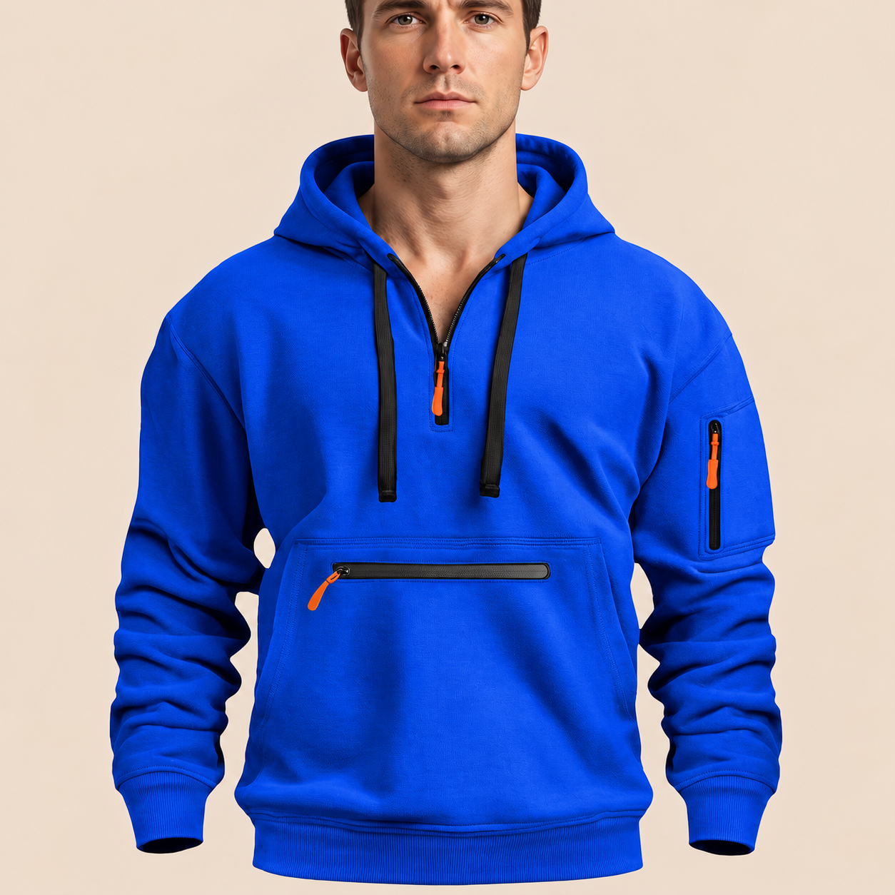 AlpenNord Kapuzenpullover – Blau
