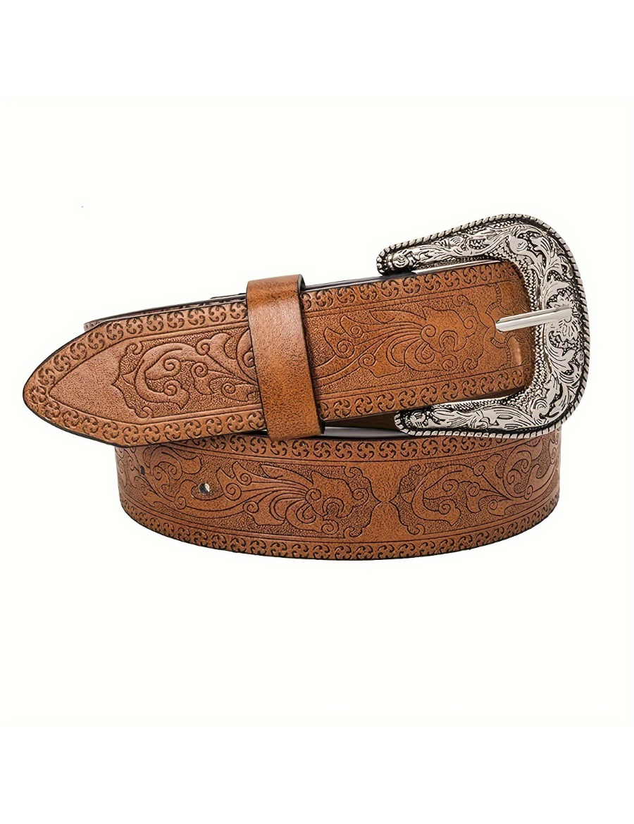 Ana – Vintage Jeansgürtel – Braun – Bild 1