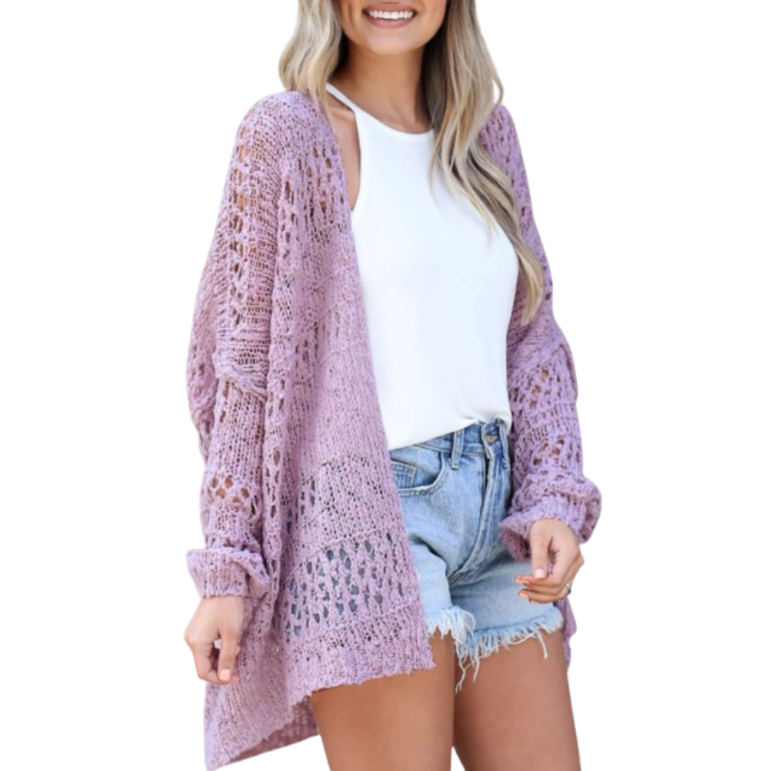 Arizela | Leicht Oversized Boho Cardigan – Bild 10