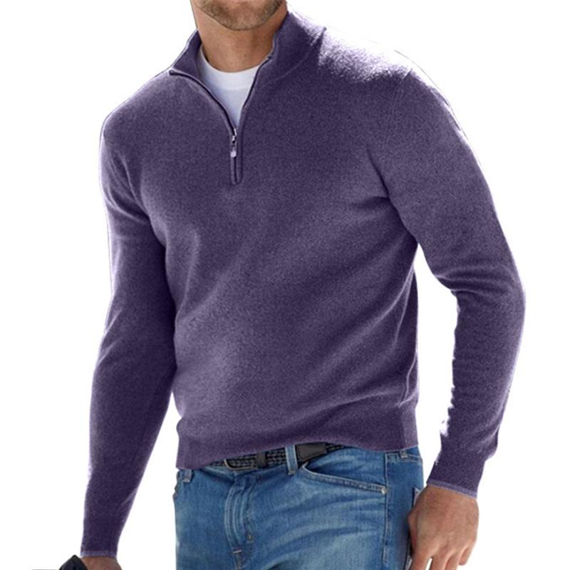 Alexandru-David – Kurzreißverschluss-Pullover – Bild 12