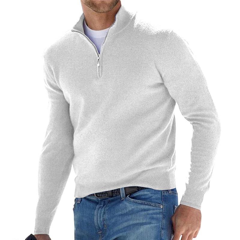 Alexandru-David – Kurzreißverschluss-Pullover – Bild 7