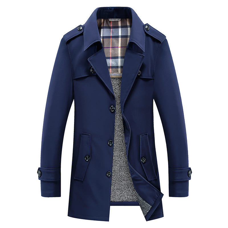 Klassischer Trenchcoat | Gestepptes Thermofutter