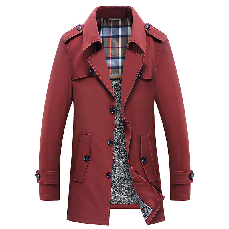 Klassischer Trenchcoat | Gestepptes Thermofutter