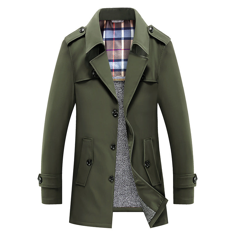 Klassischer Trenchcoat | Gestepptes Thermofutter
