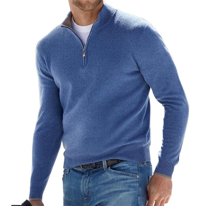 Alexandru-David – Kurzreißverschluss-Pullover – Bild 8