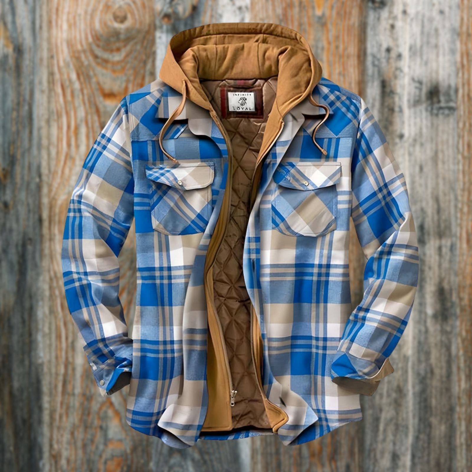 Zaylen | Lumberjack Jacket Blau