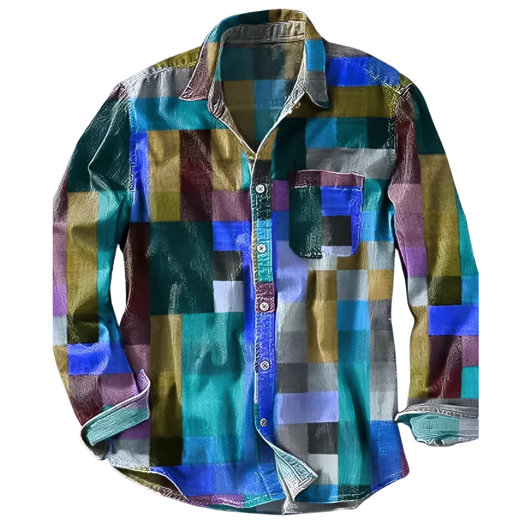 Cătălin-Alexandru | Farbenfrohes Hemd mit elegantem Design
