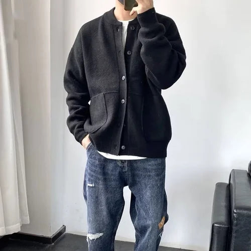 Harry | Eleganter weich Pull Cardigan – Bild 5