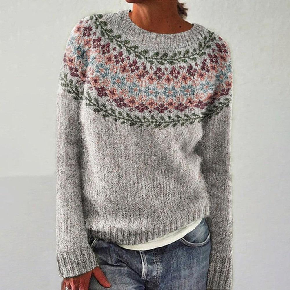 Retro – Pullover mit Retro-Muster, Ansicht 1