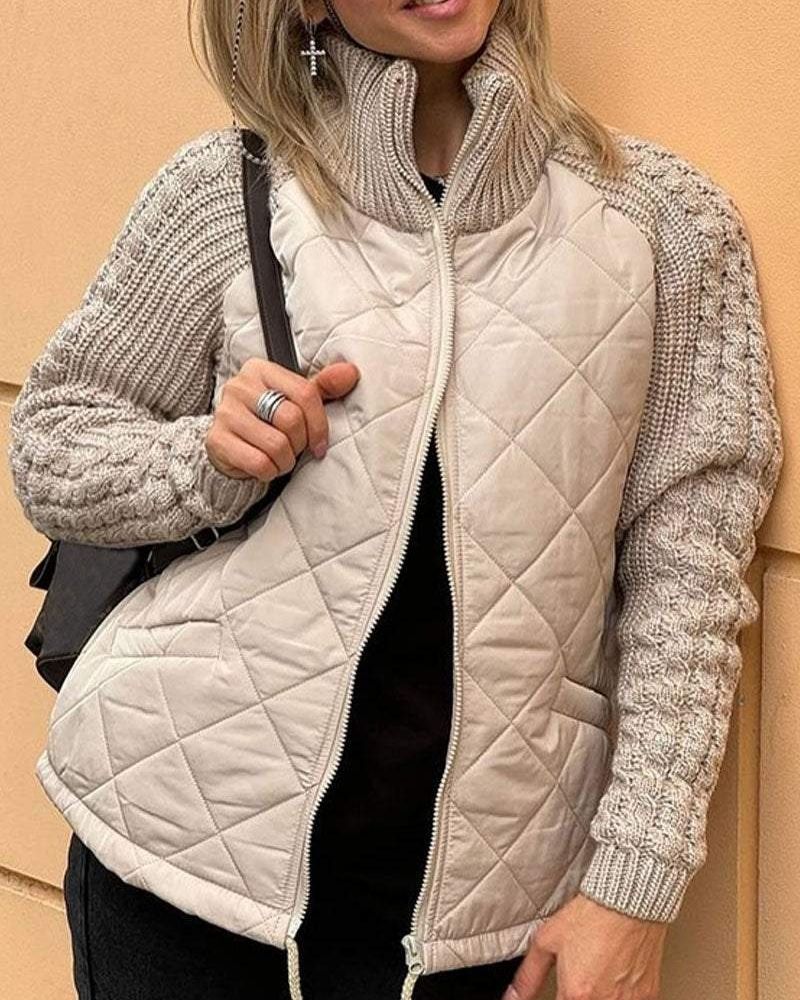 Elena | Damen lang-Sleeve Cardigan mit Taschen – Bild 4