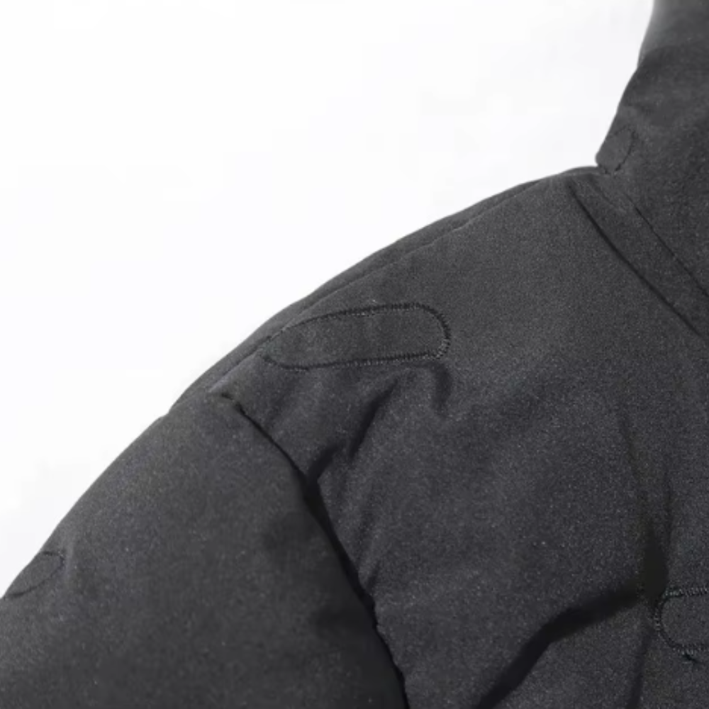 Long Winter Jacket Schwarz