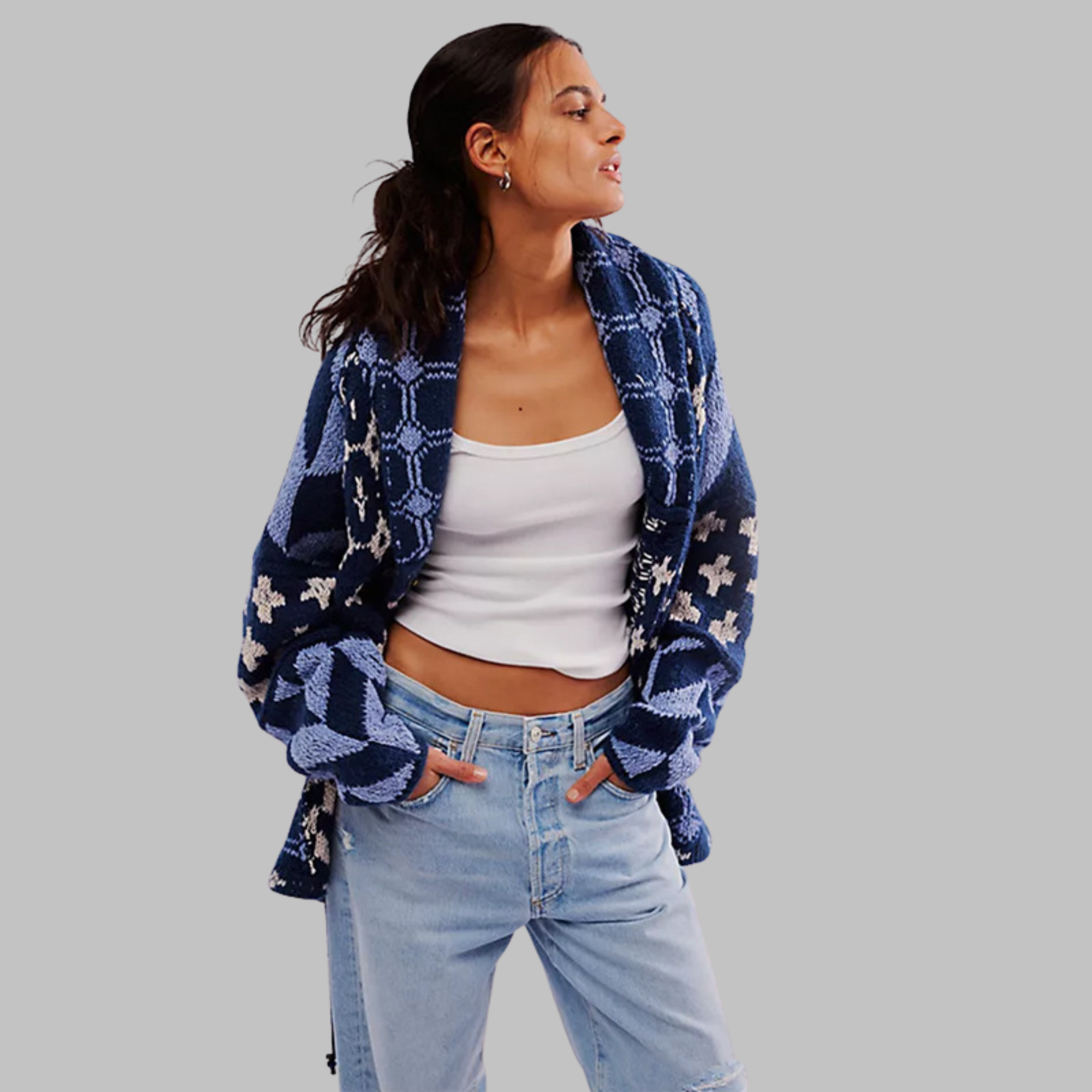 Portia | Vintage-Oversized Cardigan – Bild 10