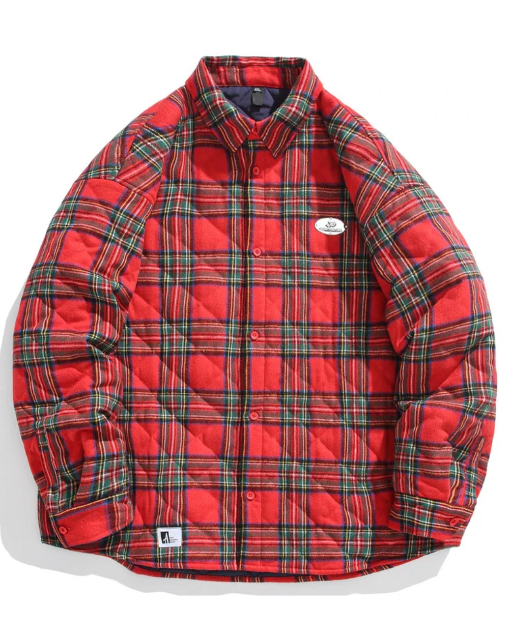 Vintage Cotton Padded Jacket Rot