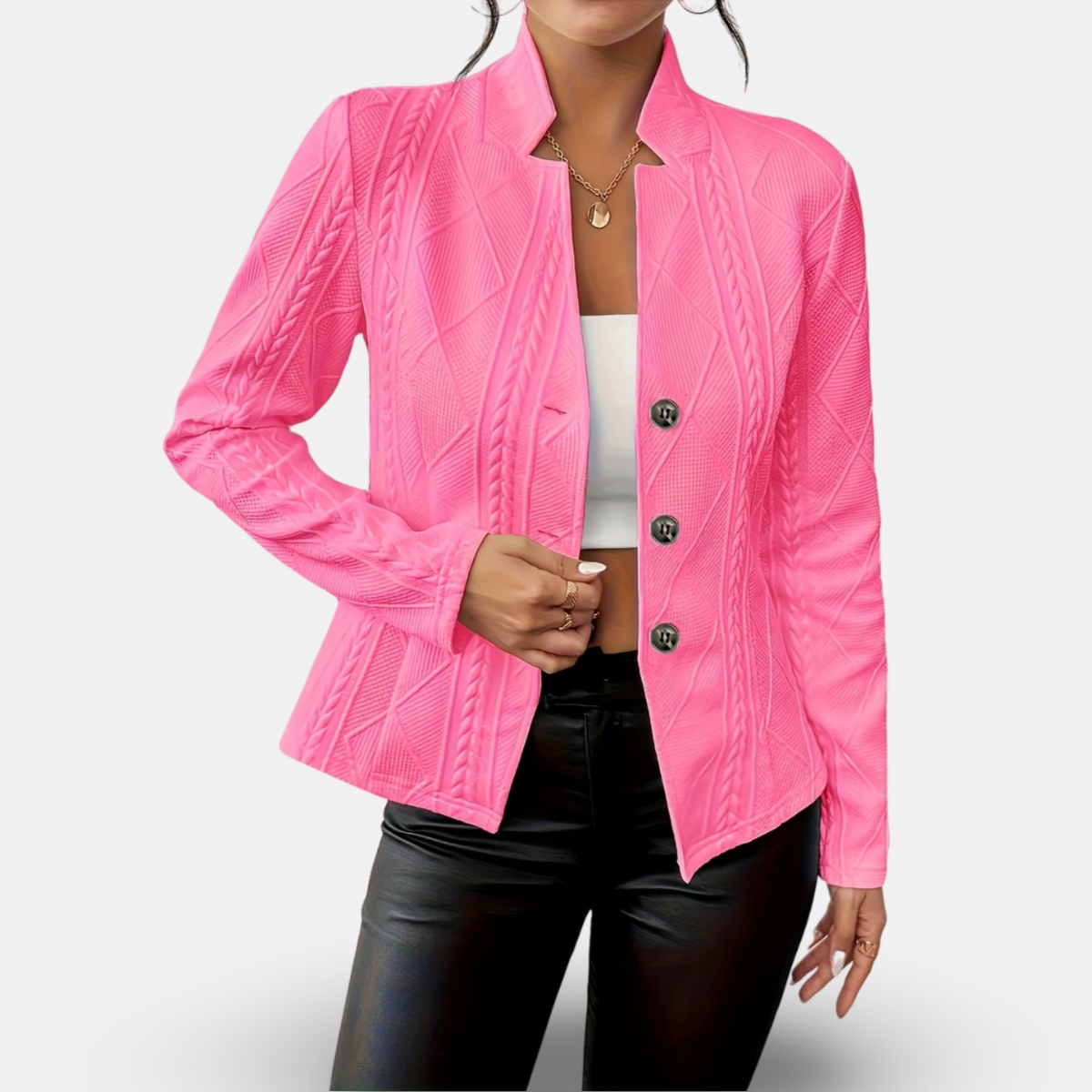 Susanna | Eleganter figurbetonter Cardigan – Bild 5