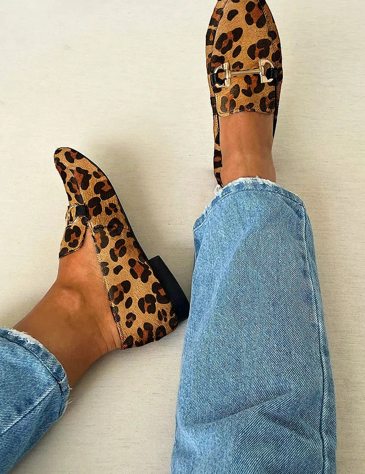Clara | Mokassins mit Leopardenmuster – Produktansicht 3
