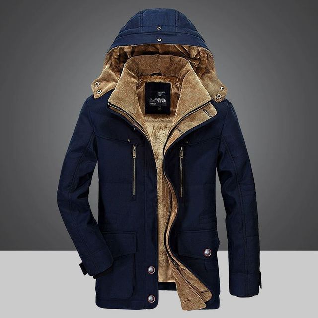 Men's Winter Jacket Blau