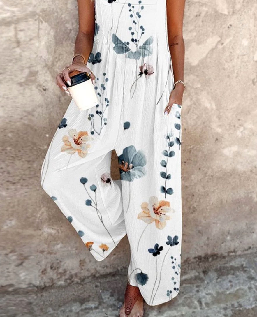 Mirela – Blumenoverall mit elegantem Design – Bild 3