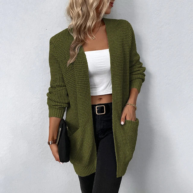 Nancy | Bequeme Strickcardigan mit Practical Taschen – Bild 2