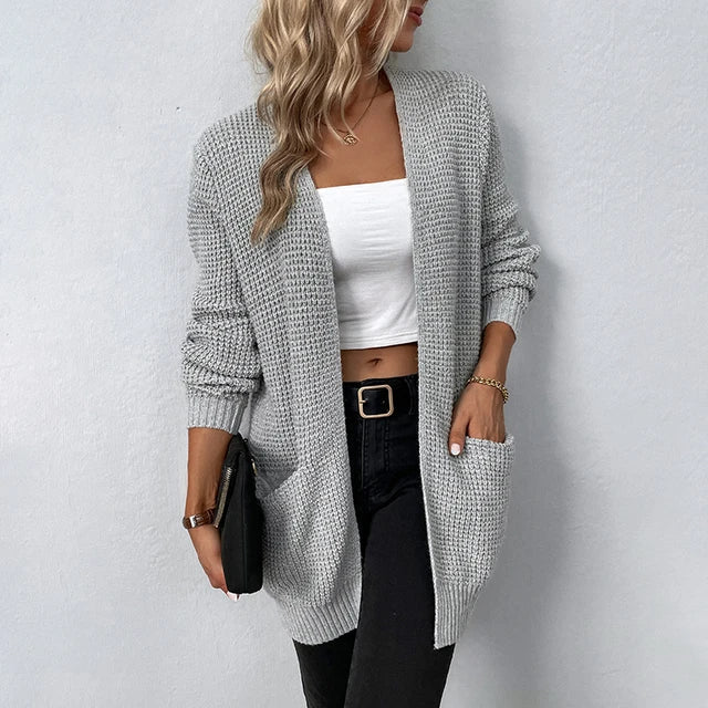 Nancy | Bequeme Strickcardigan mit Practical Taschen – Bild 3
