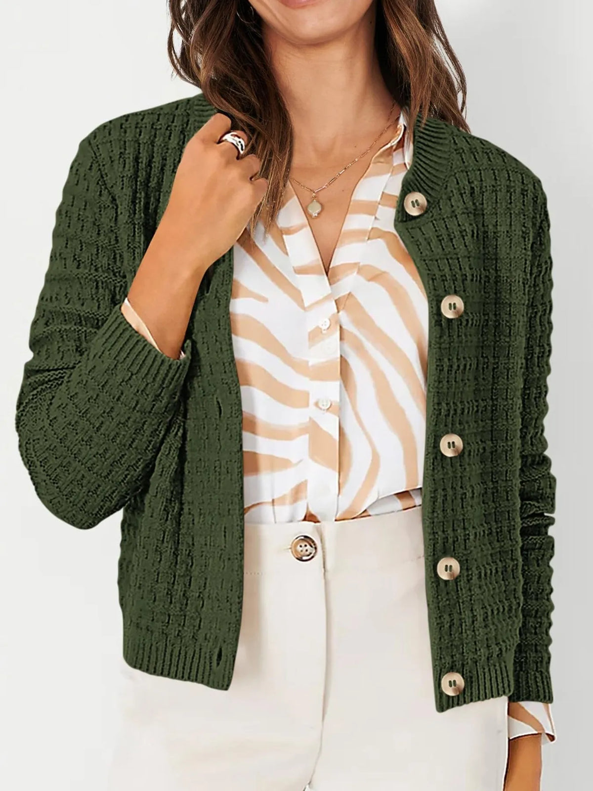 Harper | Cardigan mit Knopfleiste – Bild 11