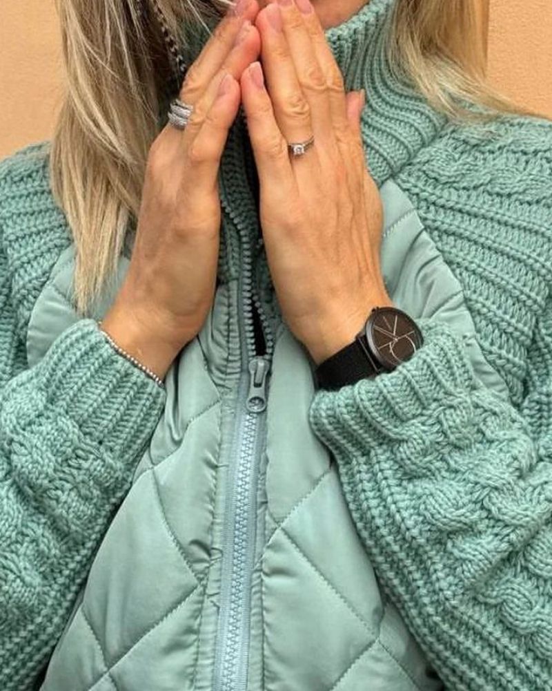 Elena | Damen lang-Sleeve Cardigan mit Taschen – Bild 3