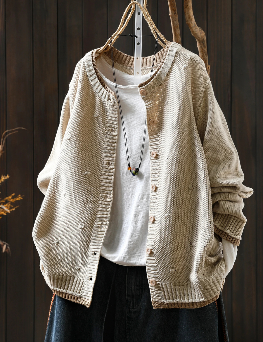 The Isolde | Strukturiert Cardigan – Bild 4