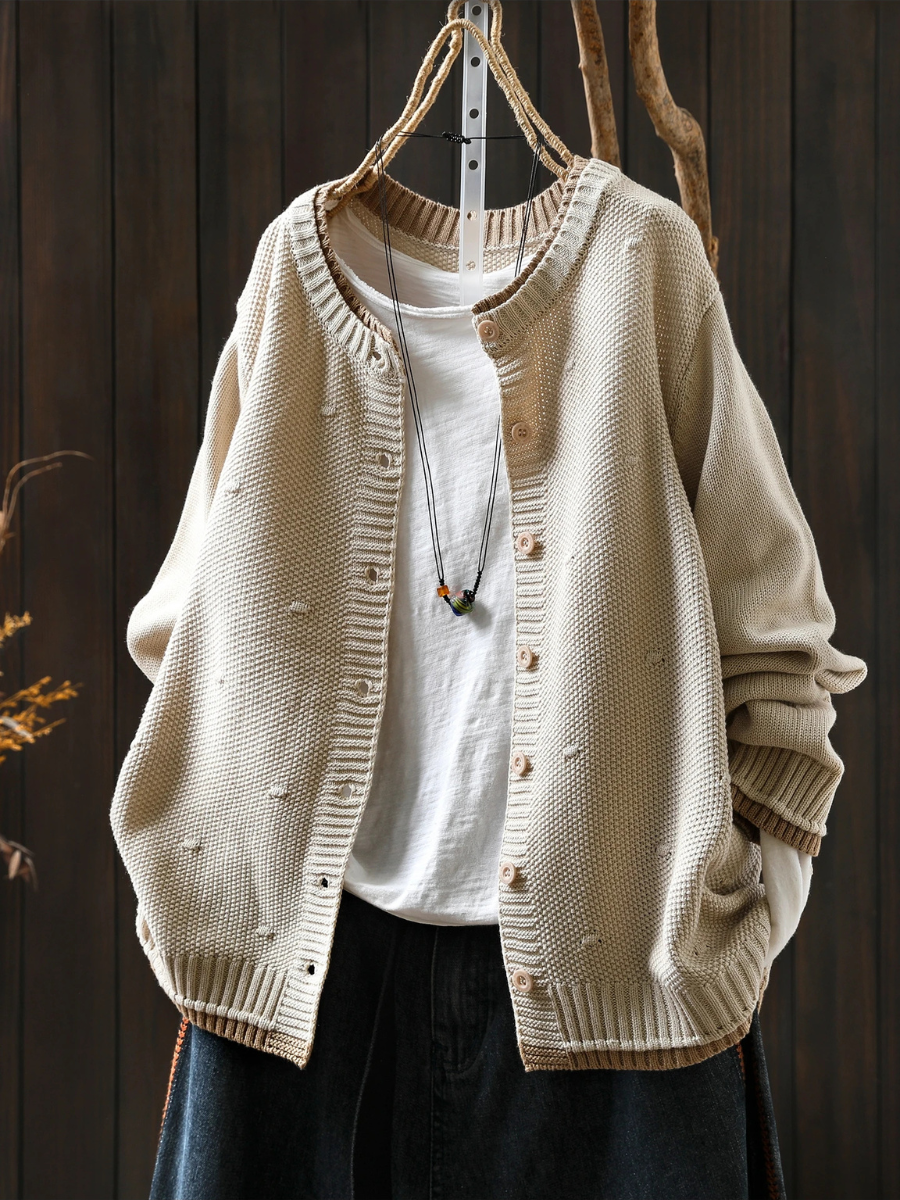 The Isolde | Strukturiert Cardigan – Bild 4