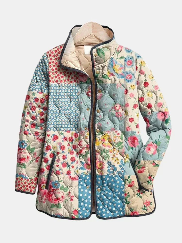 Zarae – Geblümte Steppjacke