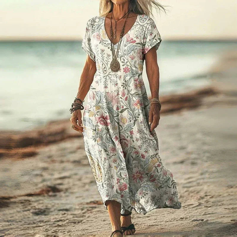 Luana | Vielseitiges luftiges Batik-Kleid