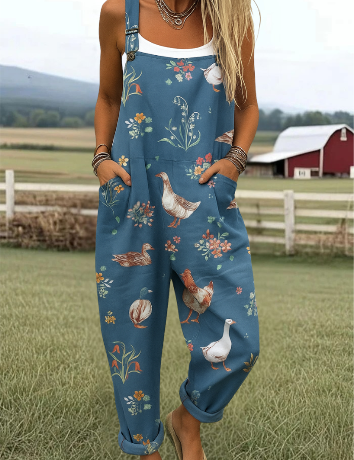 Mihaela | Overall mit Tiermuster