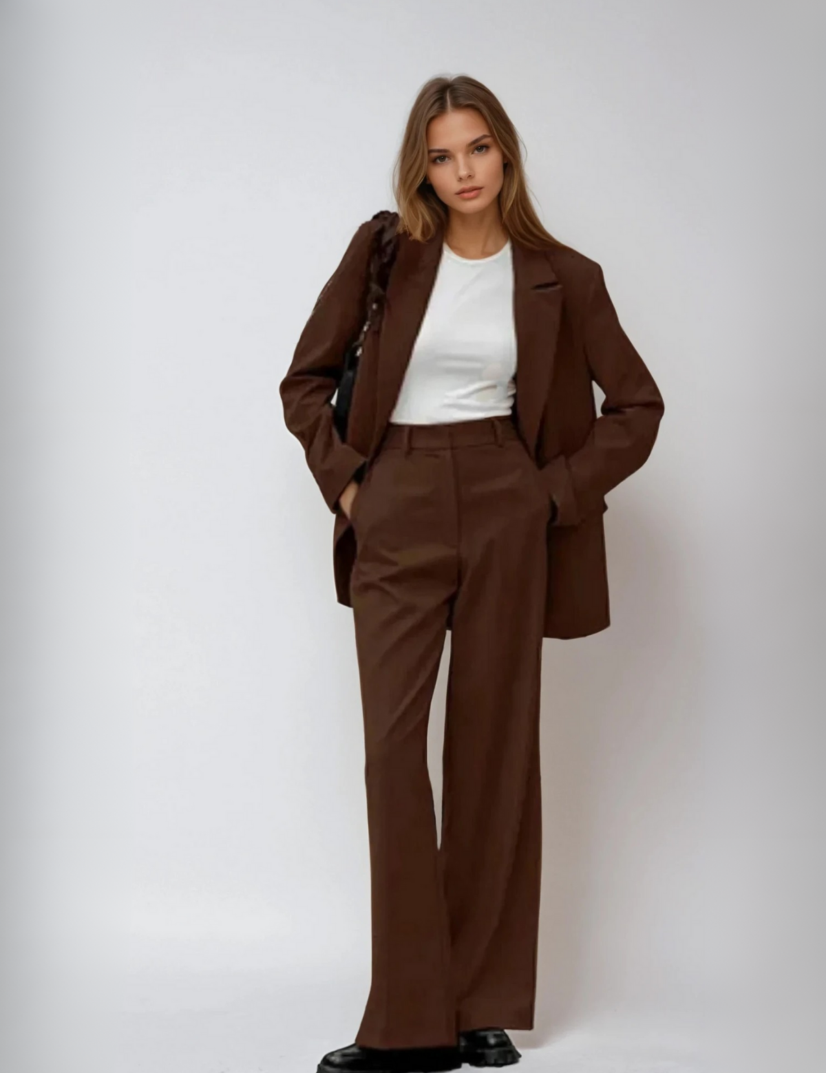 Timea – Coordinated Vintage Sakko Mocha – Bild 2