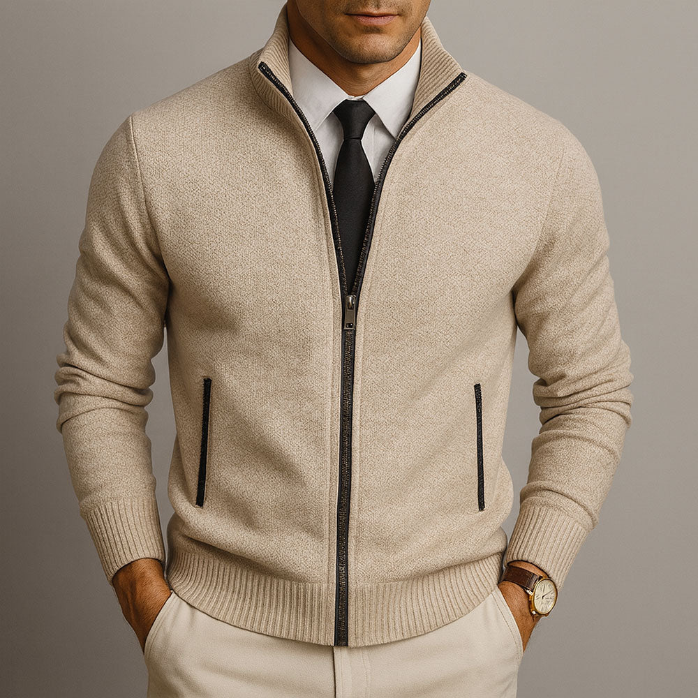 Alexandru-Florin – Lucian I Strickjacke mit Reißverschluss – Bild 2