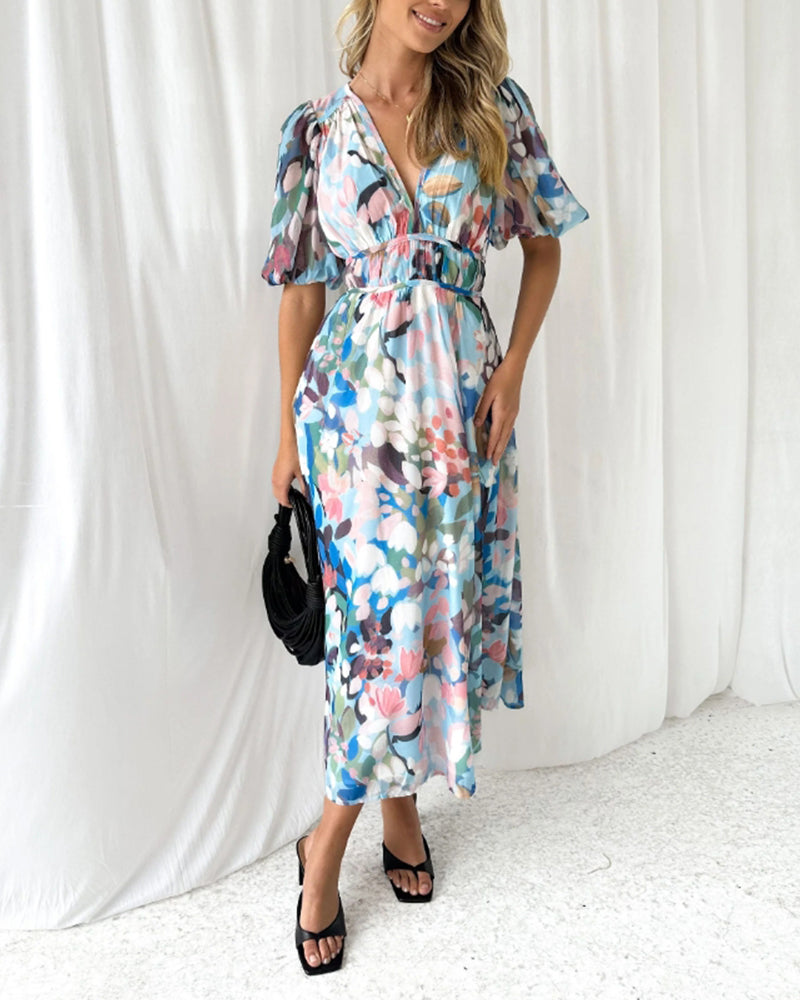 Ruxandra | Langes Kleid im Boho-Stil