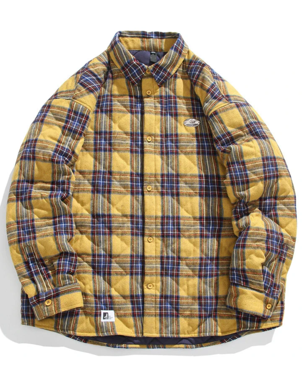 Vintage Cotton Padded Jacket Rot