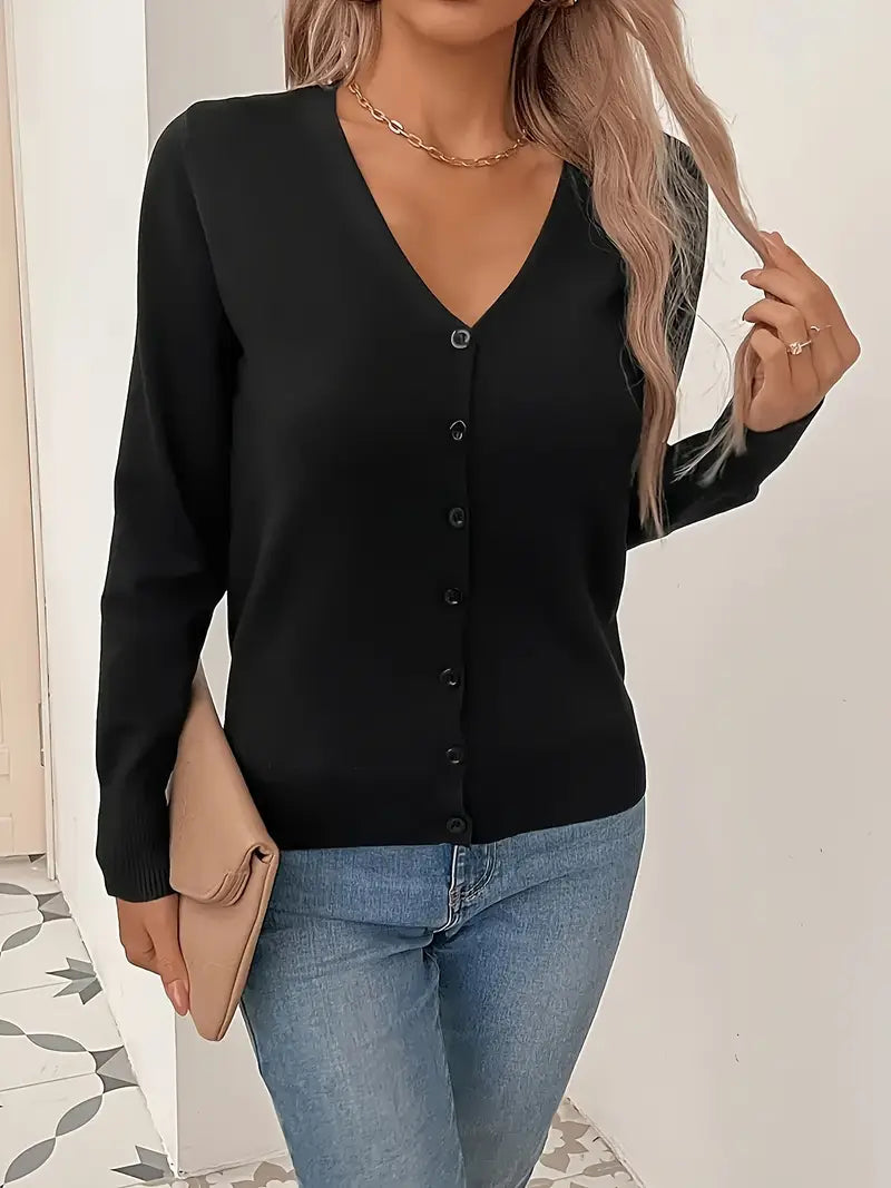 Odele | Anmutiger minimalistischer Cardigan – Bild 2