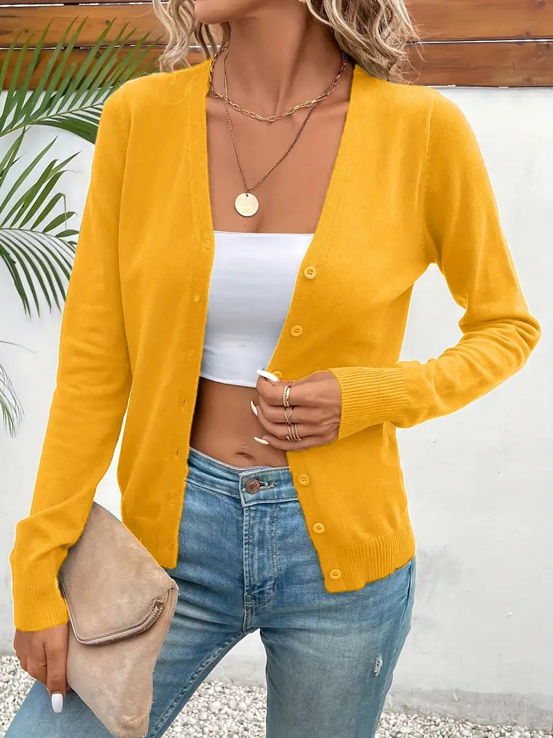 Odele | Anmutiger minimalistischer Cardigan – Bild 13