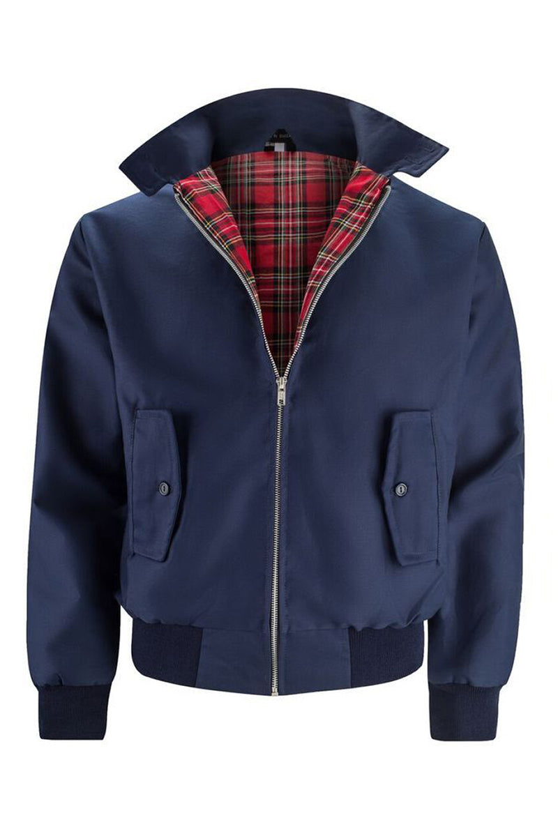 Harry | Klassische Stone-Jacke - Marineblau