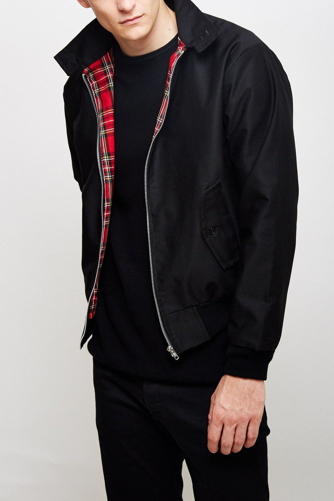 Harry | Klassische Stone-Jacke - Marineblau
