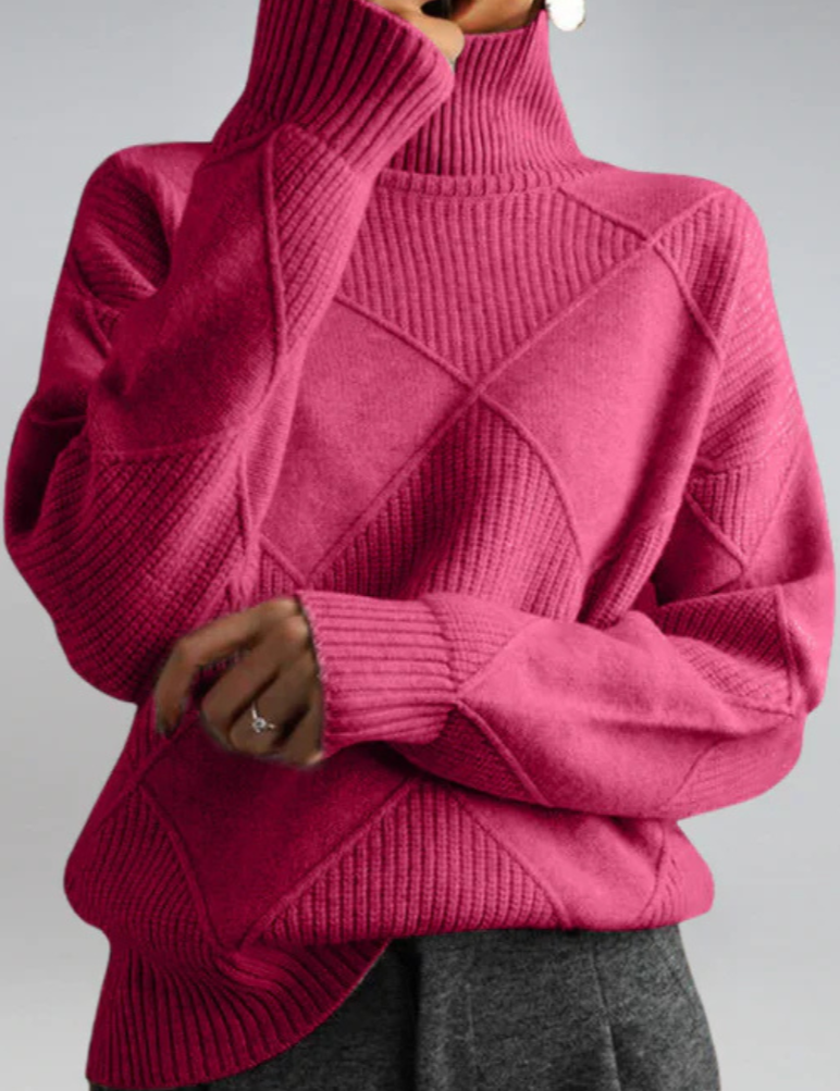 Ioana-Bianca | Pullover mit Stehkragen