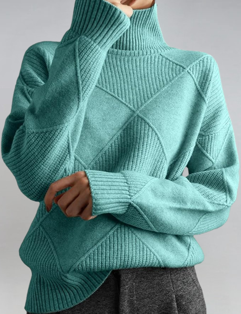 Ioana-Bianca | Pullover mit Stehkragen