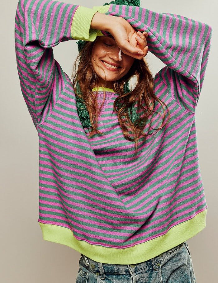 Ana-Daniela | Entspannter und bunter Pullover