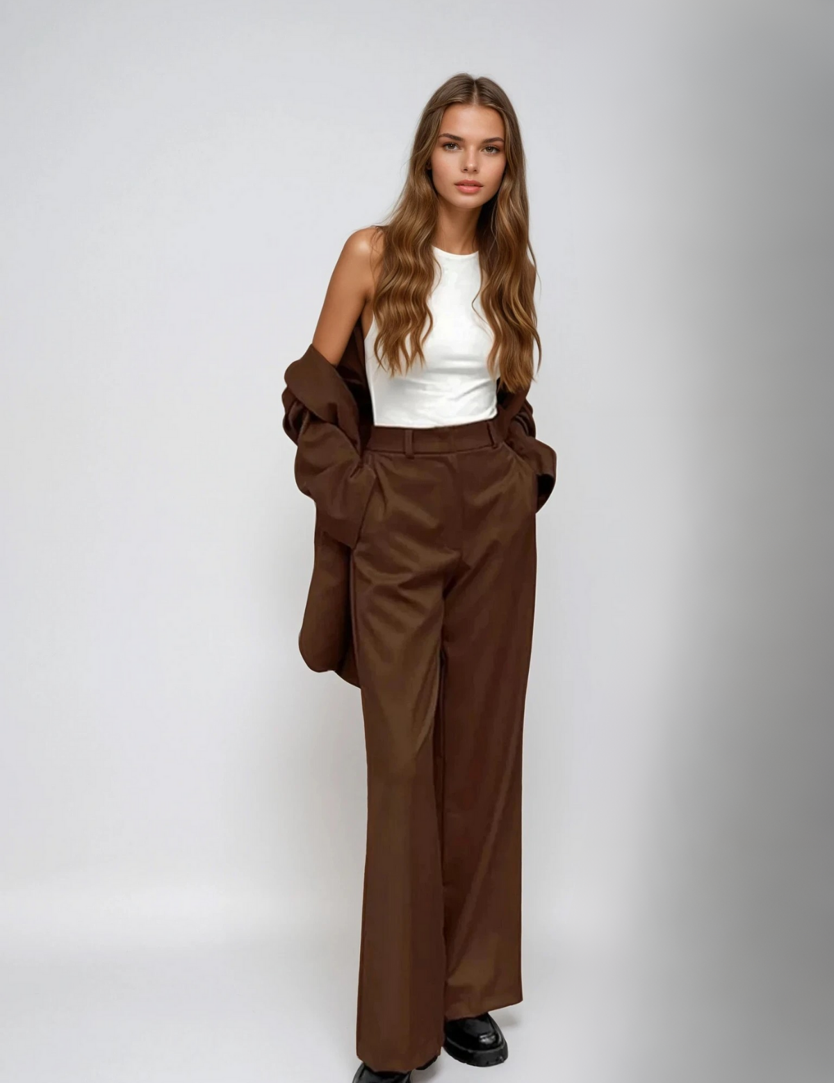 Timea – Coordinated Vintage Sakko Mocha – Bild 3