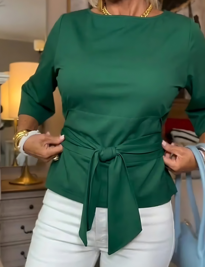 Ioana | Elegantes Oberteil mit Schleife