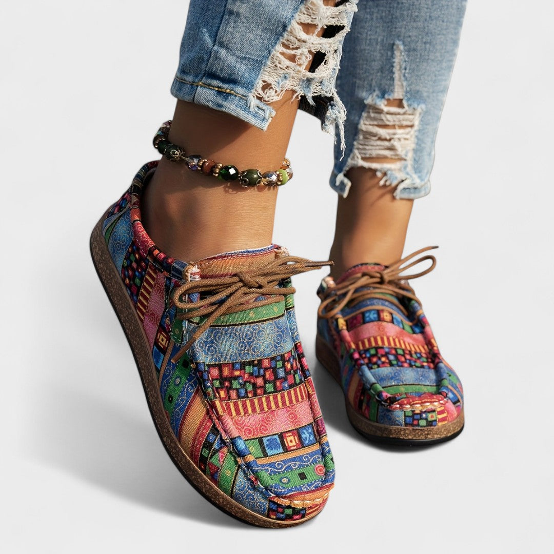 Daniela | Vielseitige bunte Künstler-Sneaker