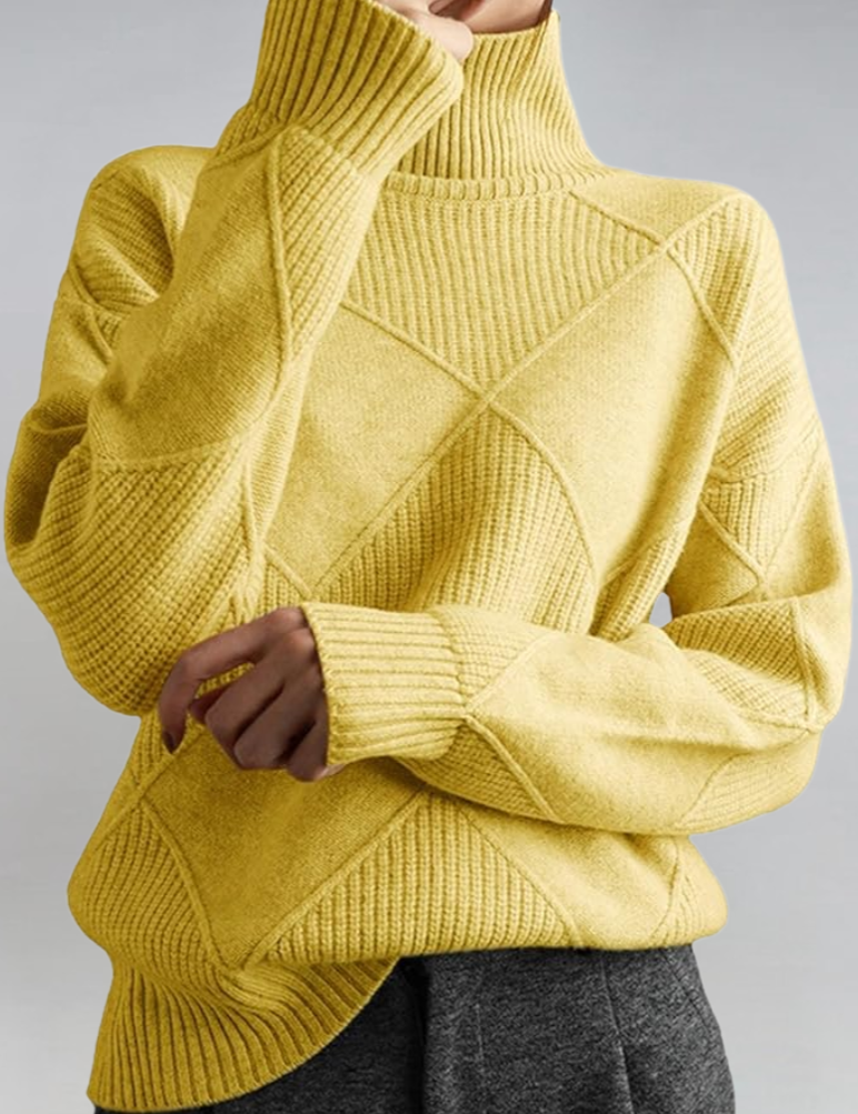 Ioana-Bianca | Pullover mit Stehkragen