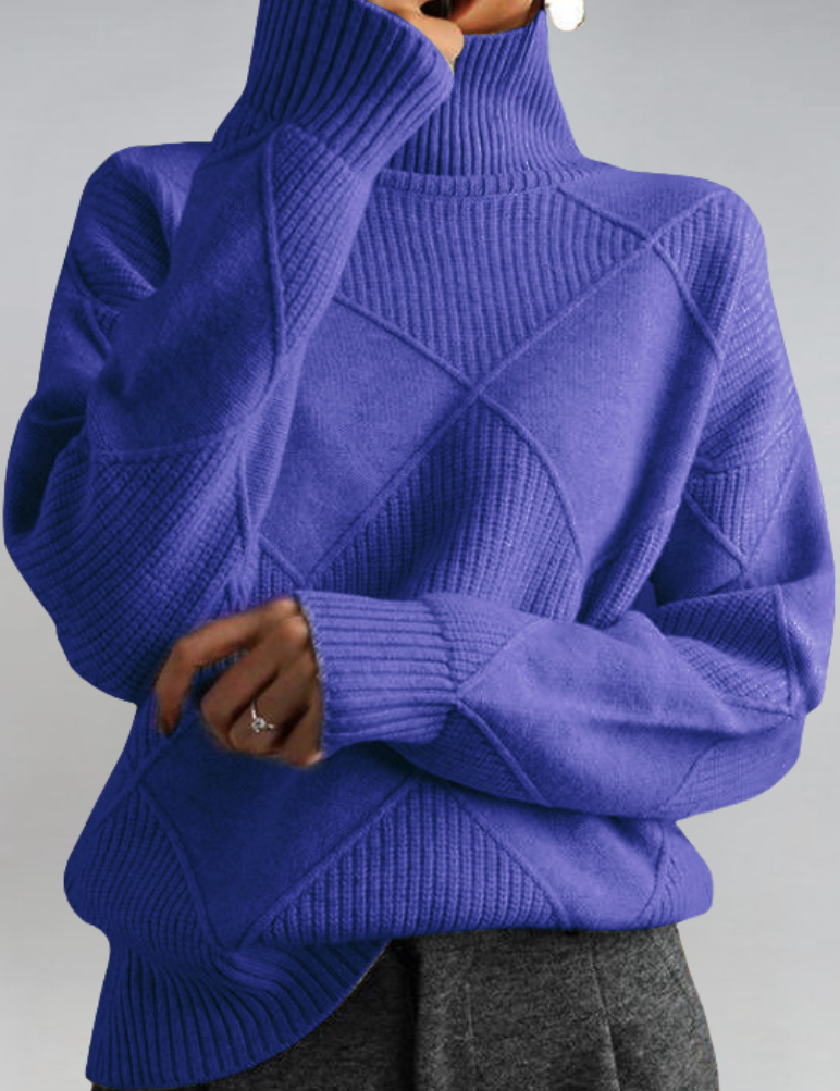 Ioana-Bianca | Pullover mit Stehkragen