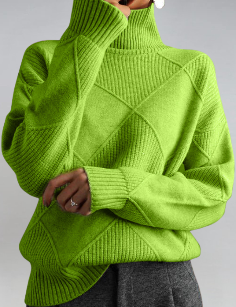 Ioana-Bianca | Pullover mit Stehkragen